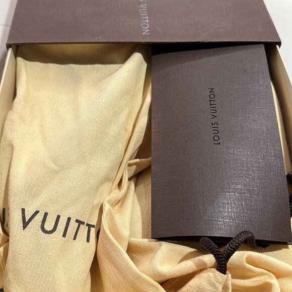 Louis Vuitton Men‘s Beige Suede&Maroon Patent Leather trim High Top size 11 NWT - Picture 10 of 11